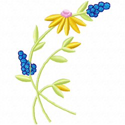 Flowers Embroidery Design 2 Flowers Embroidery Design 2